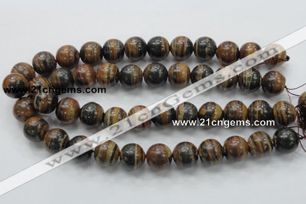 COP225 15.5 inches 18mm round natural brown opal gemstone beads