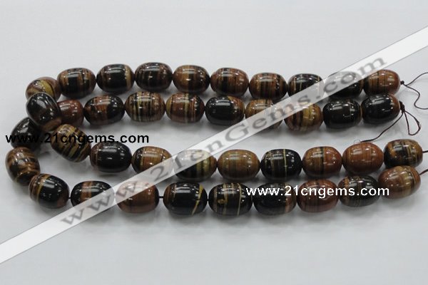 COP227 15.5 inches 15*20mm egg-shaped natural brown opal gemstone beads