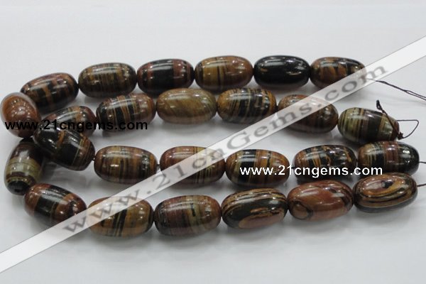 COP228 15.5 inches 20*30mm egg-shaped natural brown opal gemstone beads