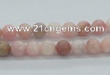 COP24 7mm smooth round natural pink opal beads Wholesale