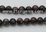 COP265 15.5 inches 8mm round natural grey opal gemstone beads