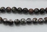 COP282 15.5 inches 6mm round natural grey opal gemstone beads