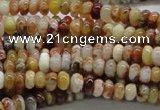 COP302 15.5 inches 3*6mm rondelle brandy opal gemstone beads wholesale