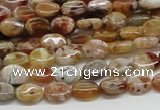 COP306 15.5 inches 6*8mm oval brandy opal gemstone beads wholesale