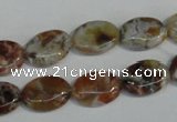 COP315 15.5 inches 10*14mm oval brandy opal gemstone beads wholesale