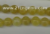 COP333 15.5 inches 10mm round yellow opal gemstone beads wholesale