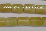 COP340 15.5 inches 10*14mm tube yellow opal gemstone beads