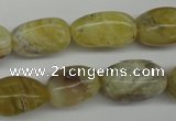 COP341 15.5 inches 10*14mm – 14*20mm nuggets yellow opal gemstone beads