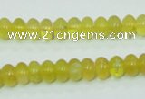 COP351 15.5 inches 5*8mm rondelle yellow opal gemstone beads wholesale