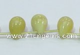 COP357 15.5 inches 13*18mm teardrop yellow opal gemstone beads