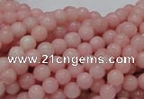 COP402 15.5 inches 6mm round Chinese pink opal gemstone beads