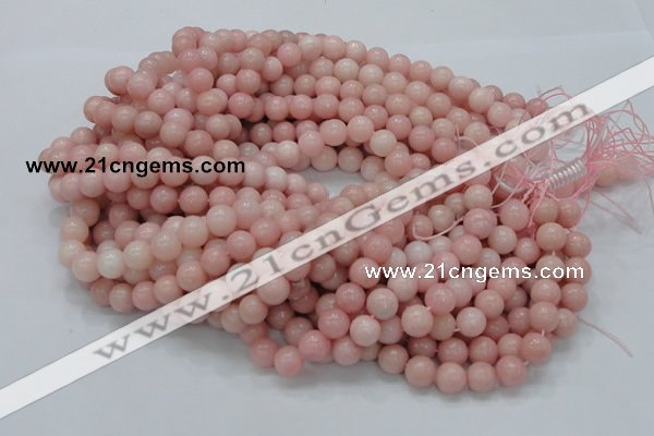 COP404 15.5 inches 10mm round Chinese pink opal gemstone beads