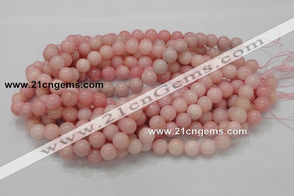 COP405 15.5 inches 12mm round Chinese pink opal gemstone beads
