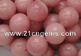 COP406 15.5 inches 14mm round Chinese pink opal gemstone beads