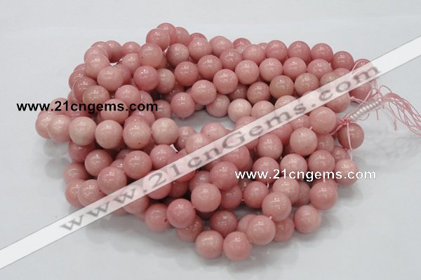 COP406 15.5 inches 14mm round Chinese pink opal gemstone beads