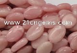 COP417 15.5 inches 8*12mm oval Chinese pink opal gemstone beads