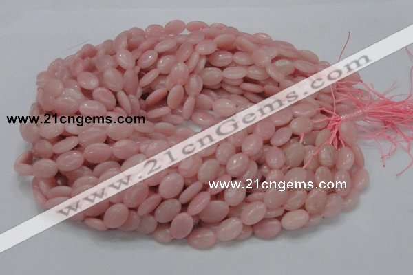 COP418 15.5 inches 10*14mm oval Chinese pink opal gemstone beads