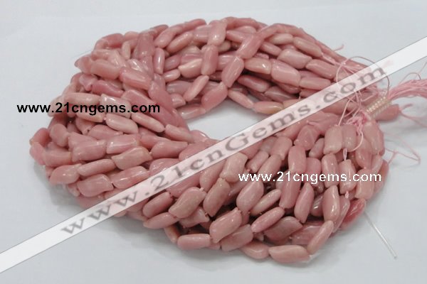 COP421 15.5 inches 10*12mm marquise Chinese pink opal gemstone beads