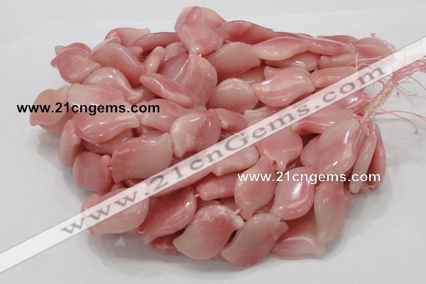 COP423 15.5 inches 18*30mm marquise Chinese pink opal gemstone beads