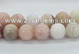 COP44 10mm smooth round natural pink opal beads Wholesale