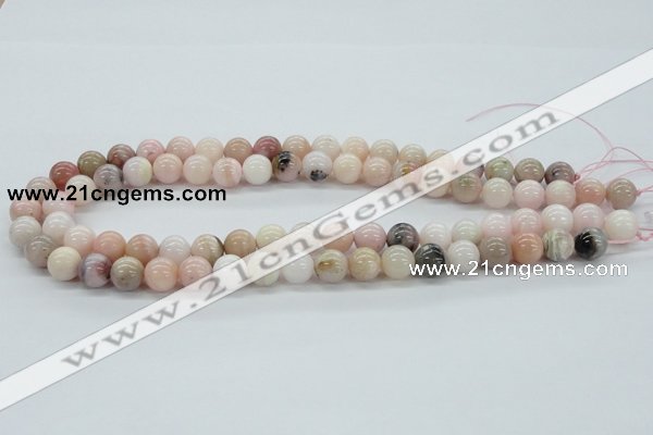 COP44 10mm smooth round natural pink opal beads Wholesale