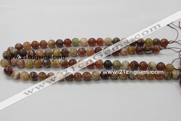 COP502 15.5 inches 10mm round natural red opal gemstone beads