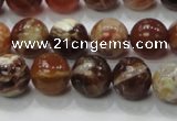 COP503 15.5 inches 12mm round natural red opal gemstone beads