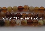 COP508 15.5 inches 4mm round natural red opal gemstone beads