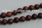 COP511 15.5 inches 8mm round red opal gemstone beads wholesale