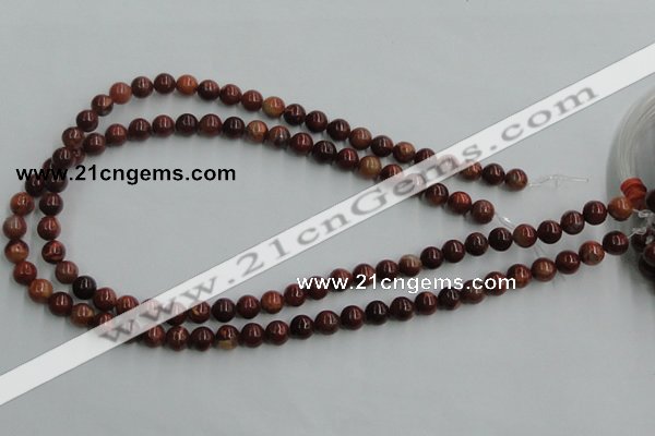 COP511 15.5 inches 8mm round red opal gemstone beads wholesale