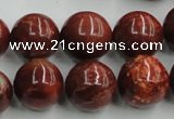 COP515 15.5 inches 16mm round red opal gemstone beads wholesale