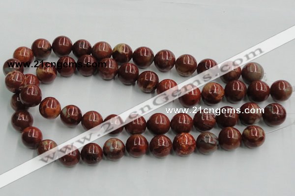 COP515 15.5 inches 16mm round red opal gemstone beads wholesale