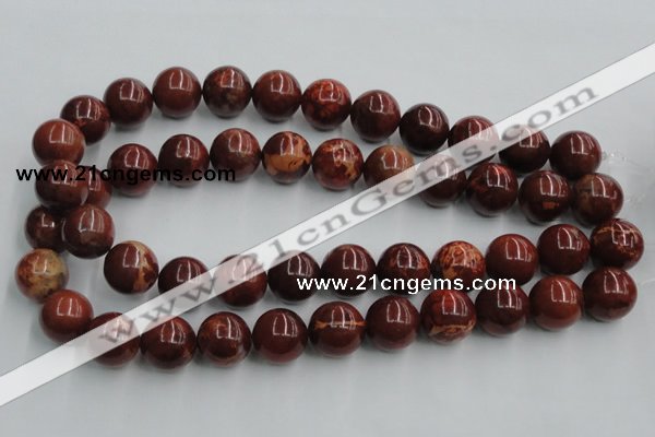 COP516 15.5 inches 18mm round red opal gemstone beads wholesale