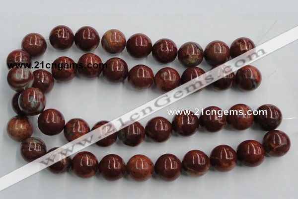 COP517 15.5 inches 20mm round red opal gemstone beads wholesale