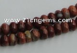 COP518 15.5 inches 5*8mm rondelle red opal gemstone beads wholesale