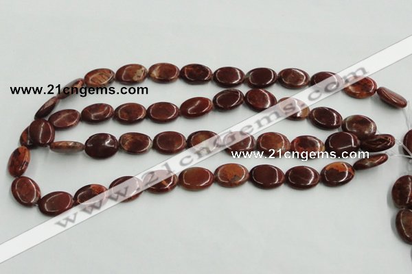 COP522 15.5 inches 13*18mm oval red opal gemstone beads wholesale