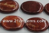 COP524 15.5 inches 22*30mm oval red opal gemstone beads wholesale