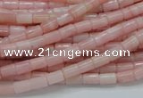 COP58 15.5 inches 4*7mm column natural pink opal gemstone beads