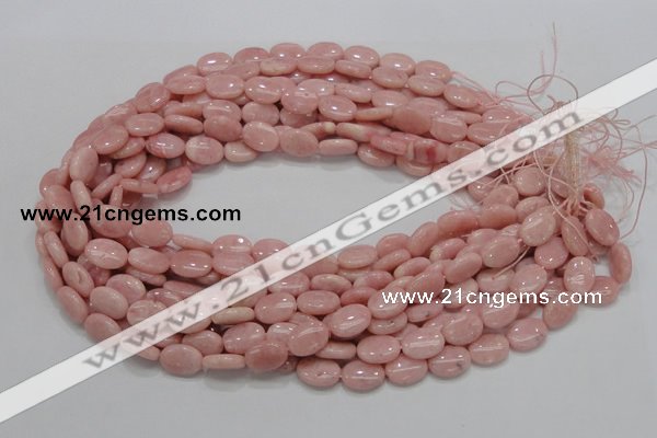 COP63 15.5 inches 10*14mm oval natural pink opal gemstone beads