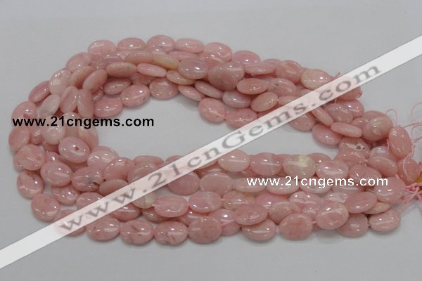 COP64 15.5 inches 12*16mm oval natural pink opal gemstone beads