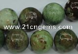 COP656 15.5 inches 16mm round green opal gemstone beads wholesale