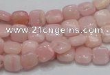 COP67 15.5 inches 8*8mm square natural pink opal gemstone beads