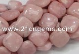 COP68 15.5 inches 12*12mm square natural pink opal gemstone beads