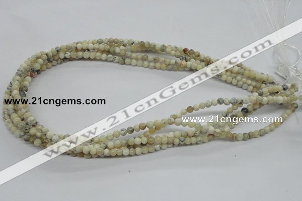 COP800 15.5 inches 4mm round natural African opal beads