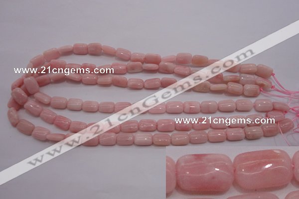 COP81 15.5 inches 8*12mm rectangle natural pink opal gemstone beads