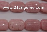 COP83 15.5 inches 12*16mm rectangle natural pink opal gemstone beads