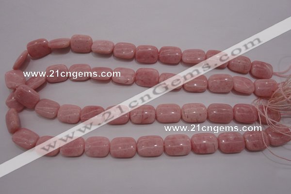 COP83 15.5 inches 12*16mm rectangle natural pink opal gemstone beads