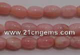 COP85 15.5 inches 4*6mm drum natural pink opal gemstone beads