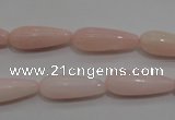 COP87 15.5 inches 8*20mm teardrop natural pink opal gemstone beads