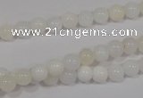 COP901 15.5 inches 8mm round natural white opal gemstone beads